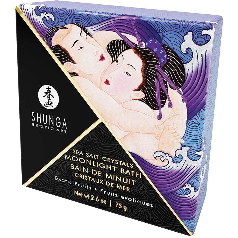 Shunga Moonlight Bath Sea Salt Crystals-Ocean Breeze 2.6oz
