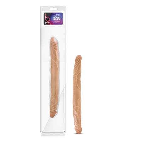 B Yours 14 Double Dildo - Beige