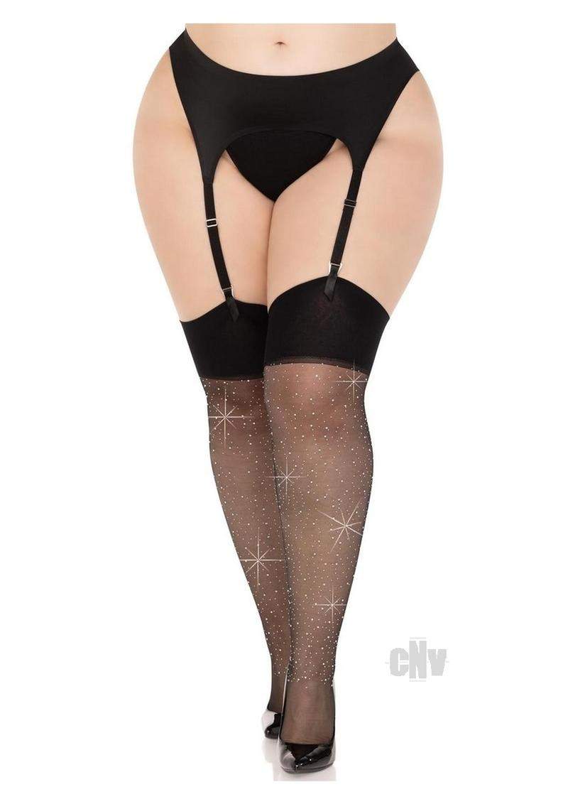 Spandex Indust Net Tights Os Blu