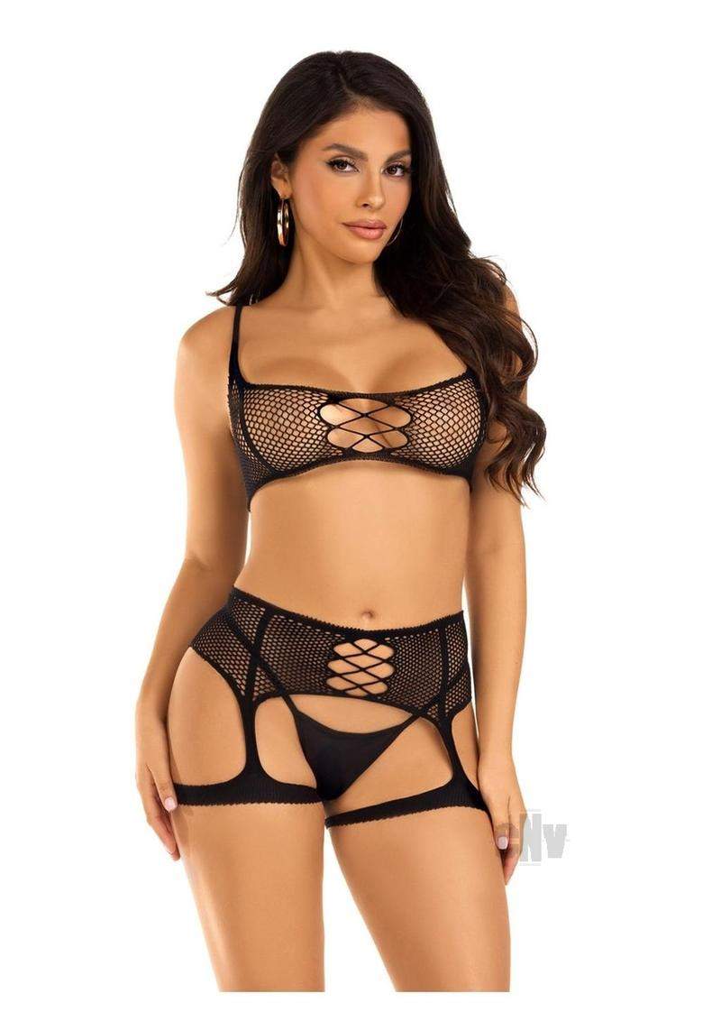 Rhine Bikini Top Side Tie Thong Os Blu