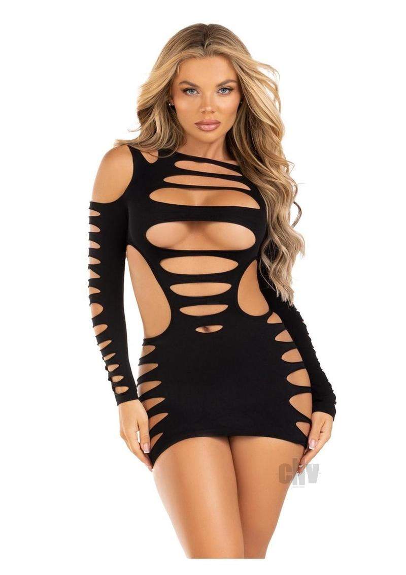 Lace Thong Teddy Strap Cross Back Os Blu