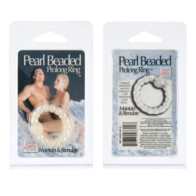 Pearl Beade Prolong Rings - Smoke