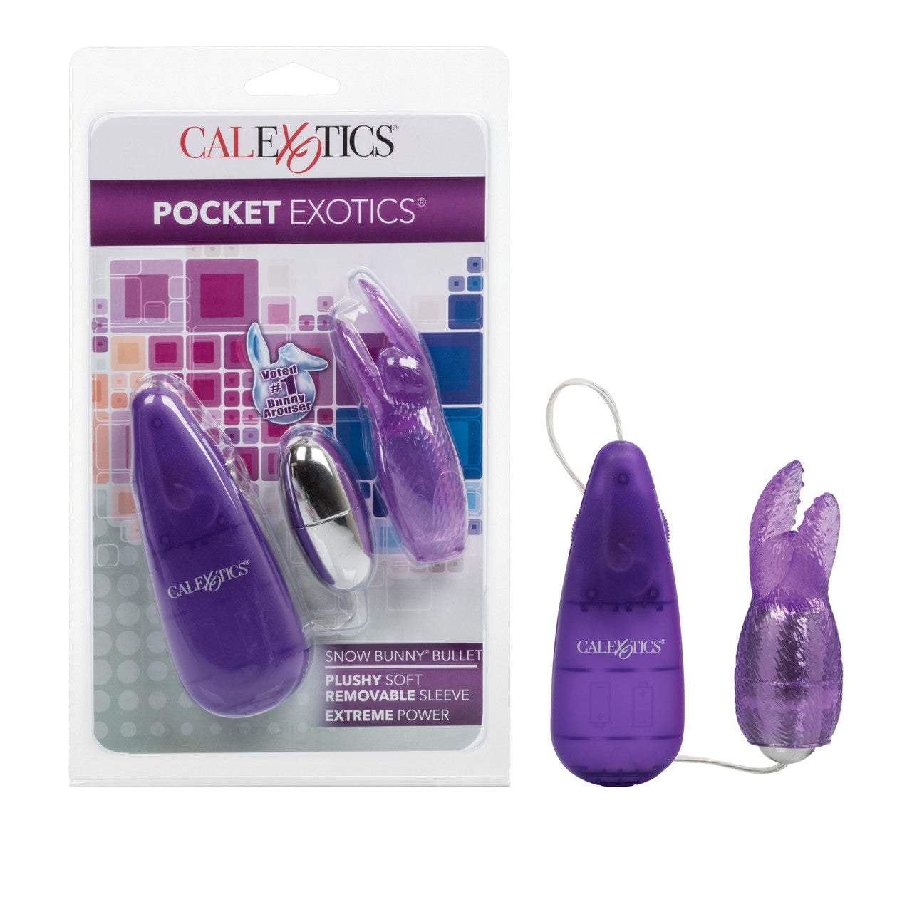 Pocket Exotics Snow Bunny Bullet - Clear
