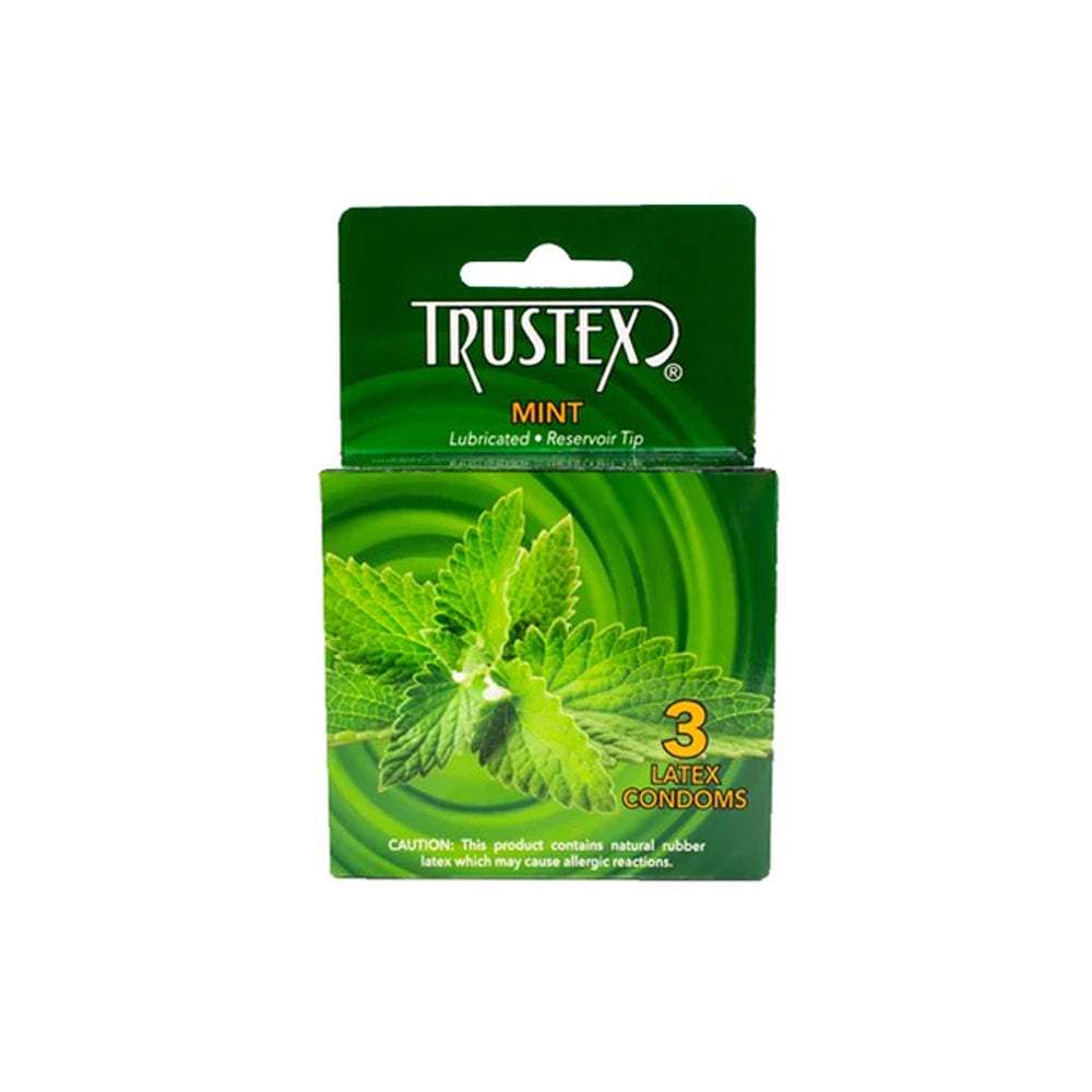 Trustex Flavored Lubricated Condoms - 3 Pack - Chocolate