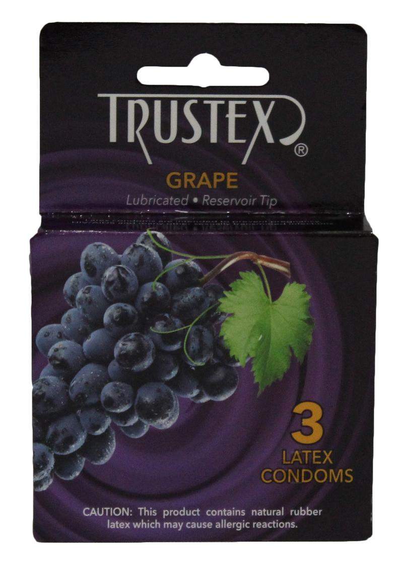 Trustex Flavored Lubricated Condoms - 3 Pack - Mint