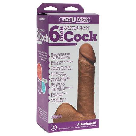 Vac-U-Lock 8 Ultraskyn Cock Attch. - Black
