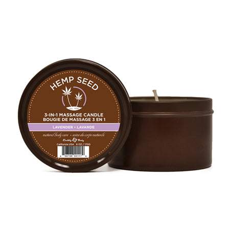 Hemp Seed 3-in-1 Massage Candle - Dreamsicle - 6 Oz.
