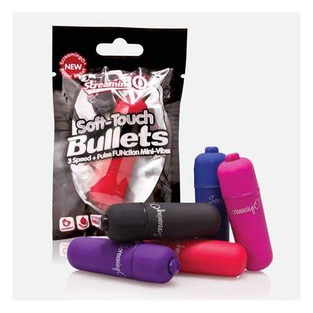 Soft Touch 3+1 Bullet - Black - Each