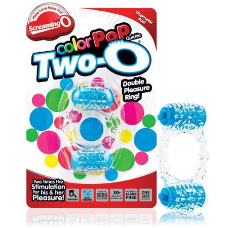 Screaming O FingO Tips - Blue