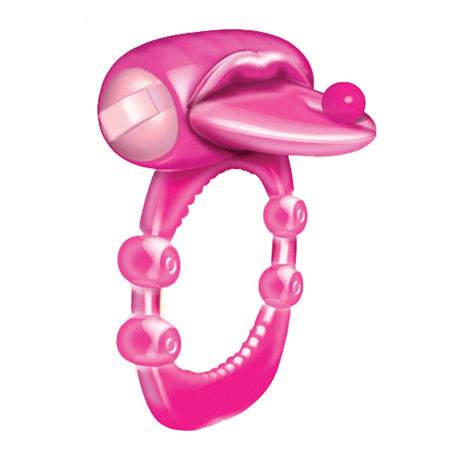 Forked Tongue X-treme Vibrating Pleasure Ring - Magenta