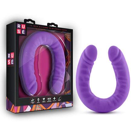 Blush Neo Dual Density 7.5 Cock - Neon Blue