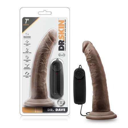 Blush Dr. Skin Dr. Dave 7 Cock w/Suction Cup - Vanilla