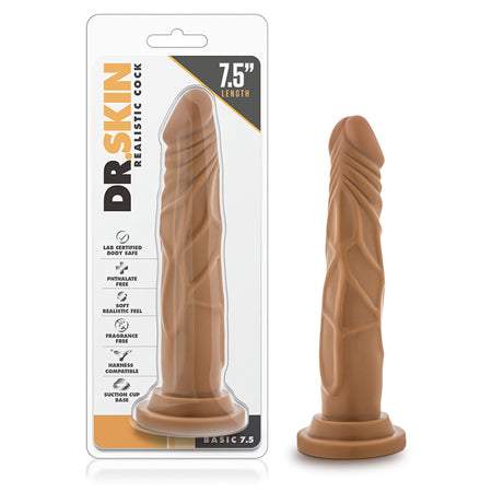 Dr. Skin - Realistic Cock - Basic 7 - Chocolate