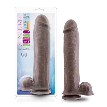 Blush Au Naturel Daddy 14 Sensa Feel Dual Density Dildo - Vanilla