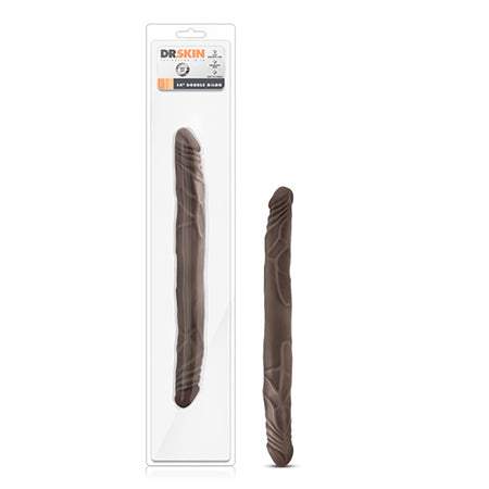 Dr. Skin - 18 Inch Double Dildo - Chocolate