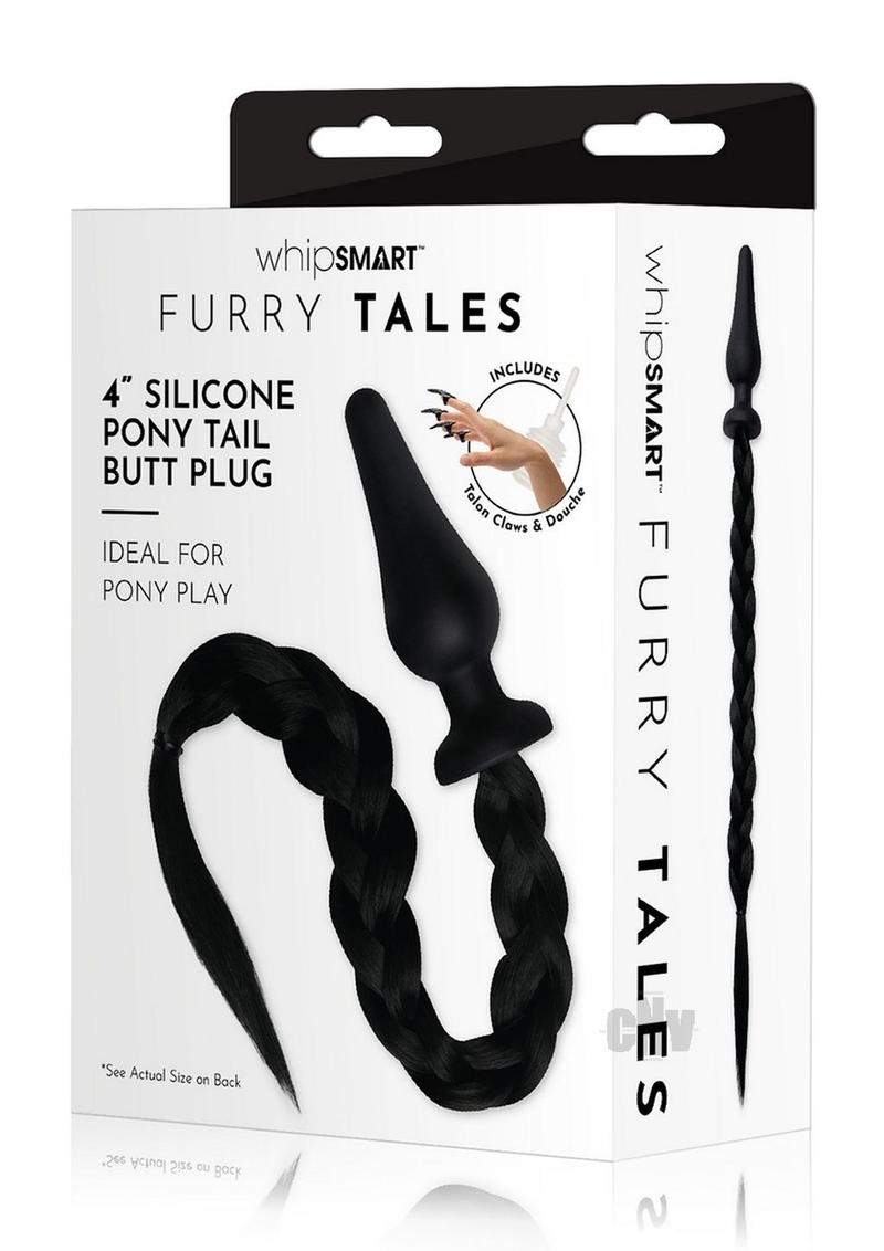 Whipsmart Play Tails Silic Doggy 3 Blk
