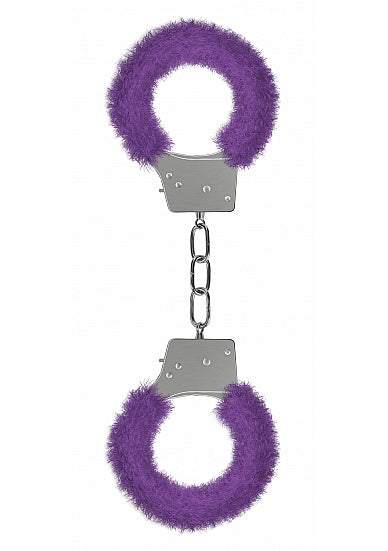 Ouch Beginner's Handcuffs Furry - Purple