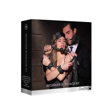Shots Ouch Beginners Bondage Kit - Black