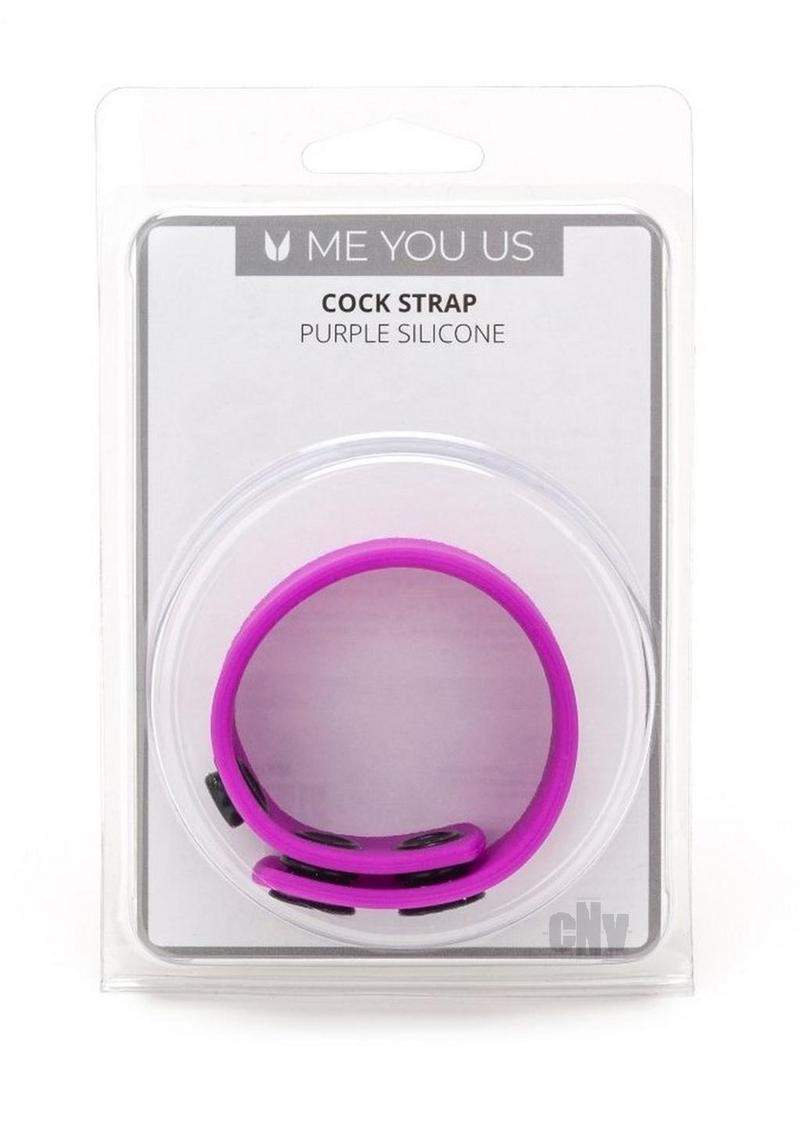 Myu Silicone Cock Strap Purple