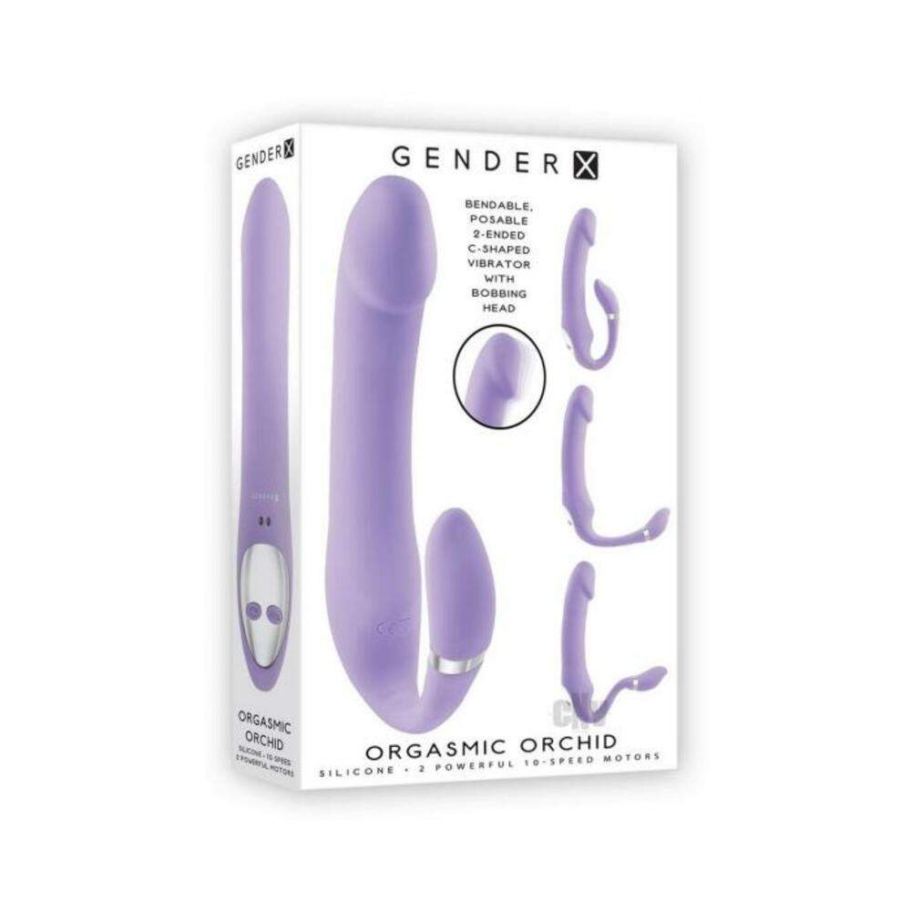 Gender X Orgasmic Orchid Dual-ended Vibrator Lavender