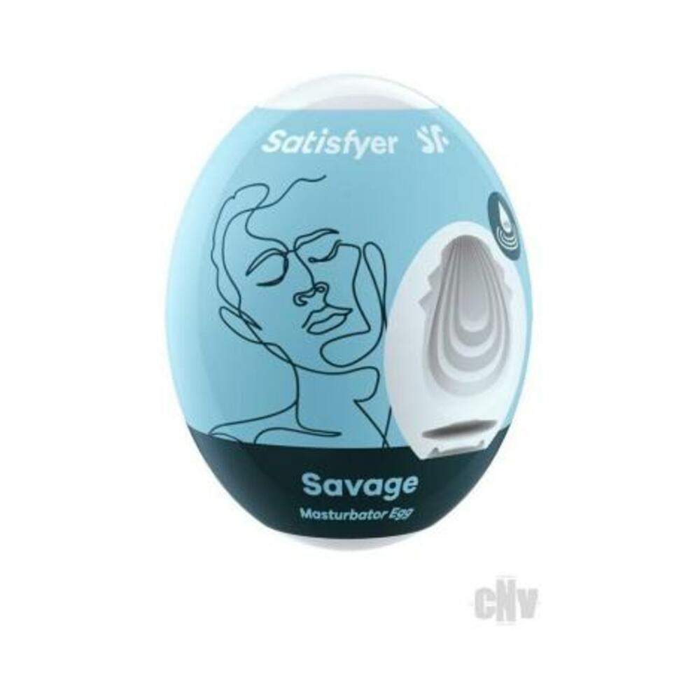Satisfyer Masturbator Egg Savage Blue