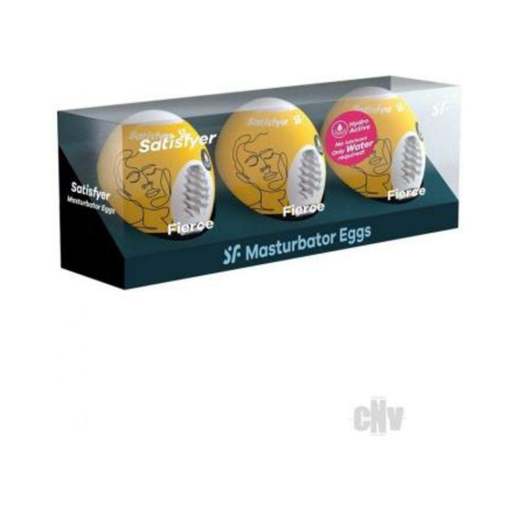 Satisfyer Masturbator Egg 3er Set Fierce