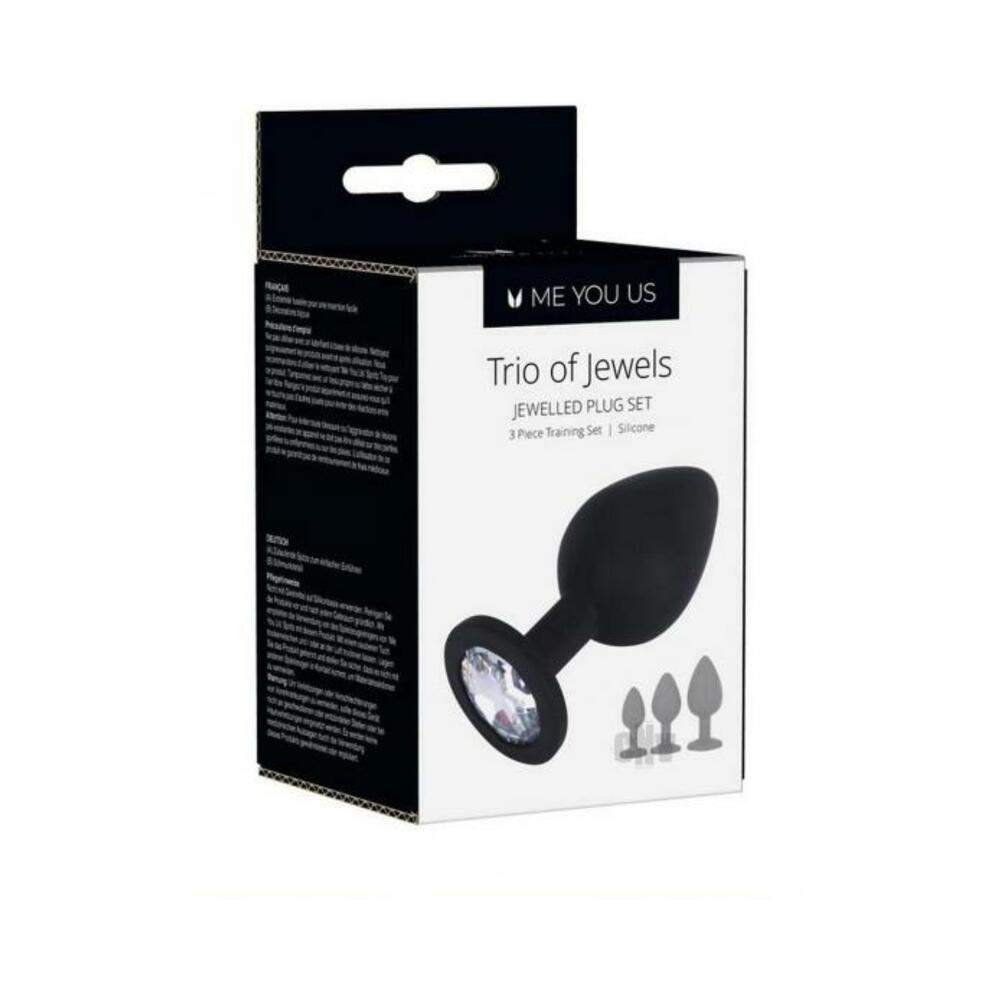Me You Us Trio Of Jewels Black