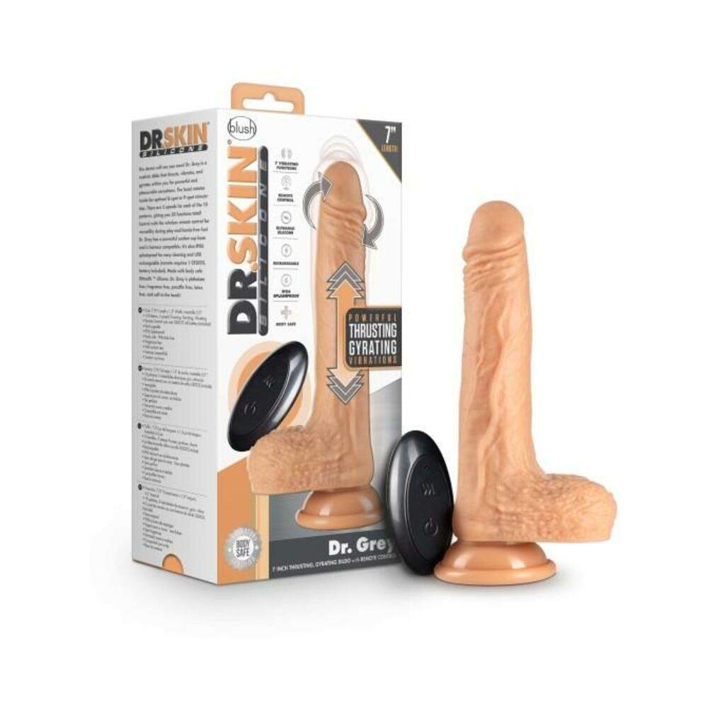 Dr Skin Silic Dr Grey 7 Thrust Dildo Van