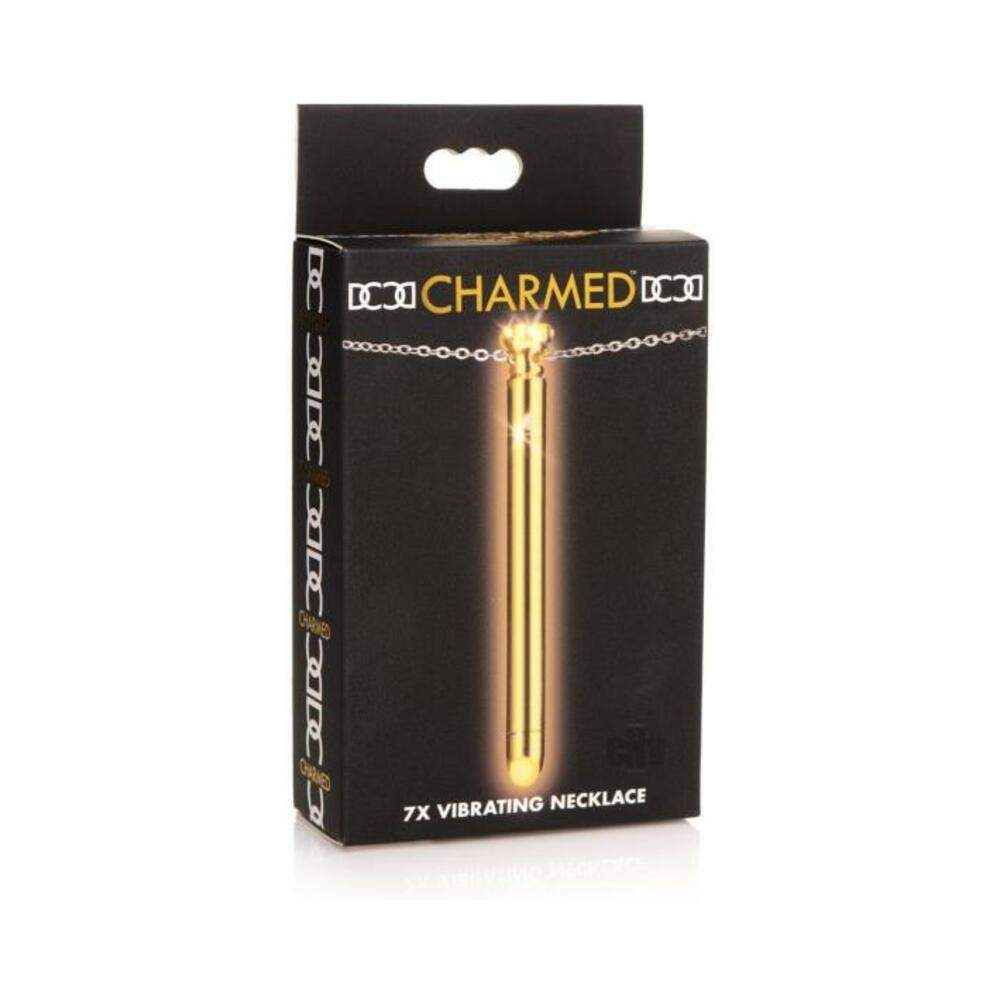 Charmed 7x Vibrating Necklace Gold