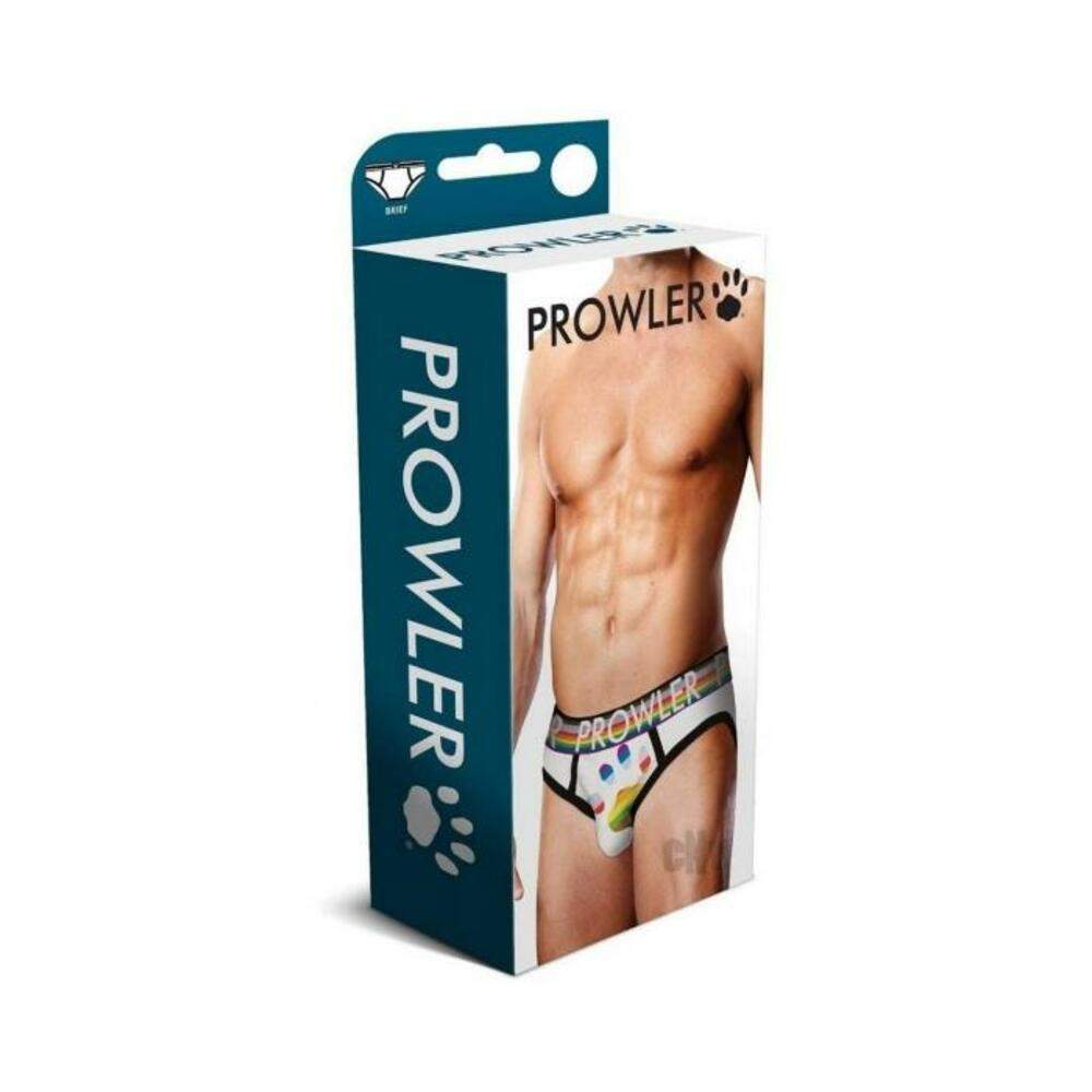 Prowler White Oversized Paw Brief Md