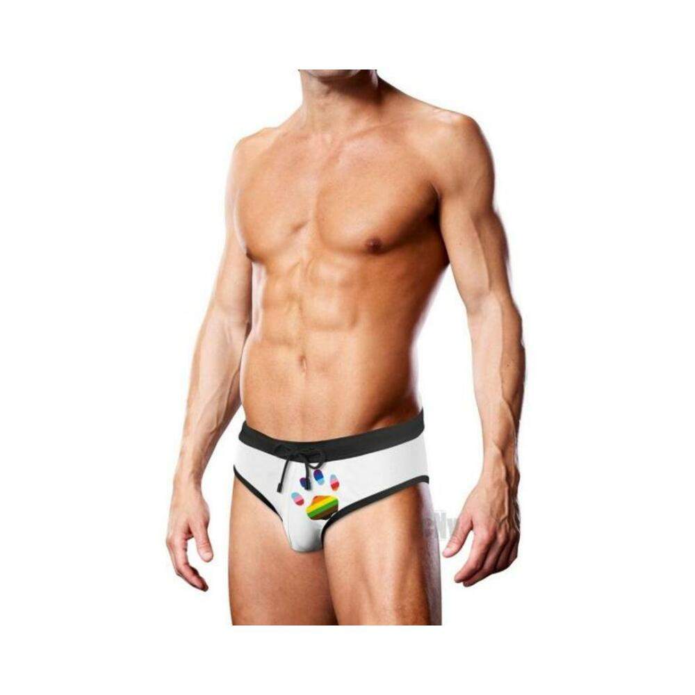Prowler Swim Wht Oversize Paw Brief Xl
