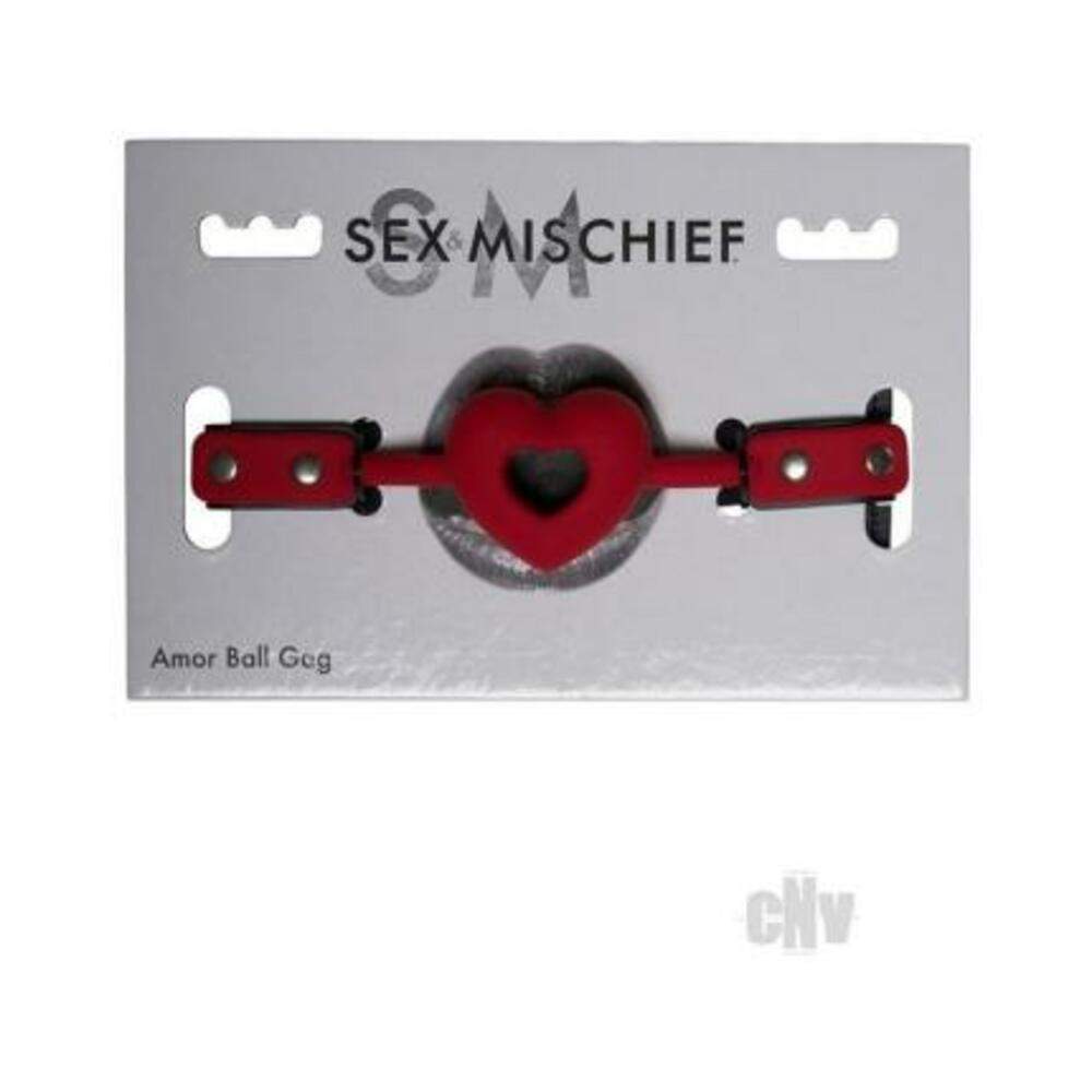 Sandm Amor Ball Gag Red/black