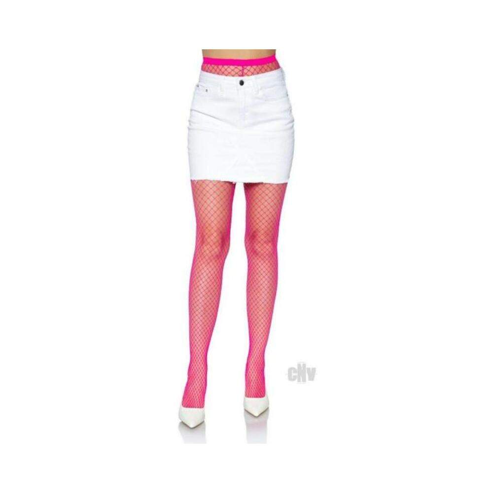 Spandex Industrial Net Tights Os Pink