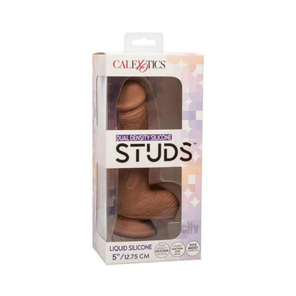 Silicone Studs Dual Dense 5 Chocolate
