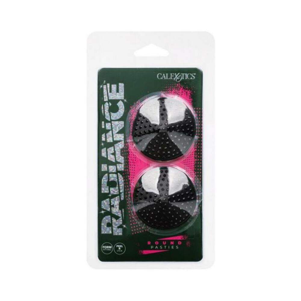 Radiance Round Pasties Black