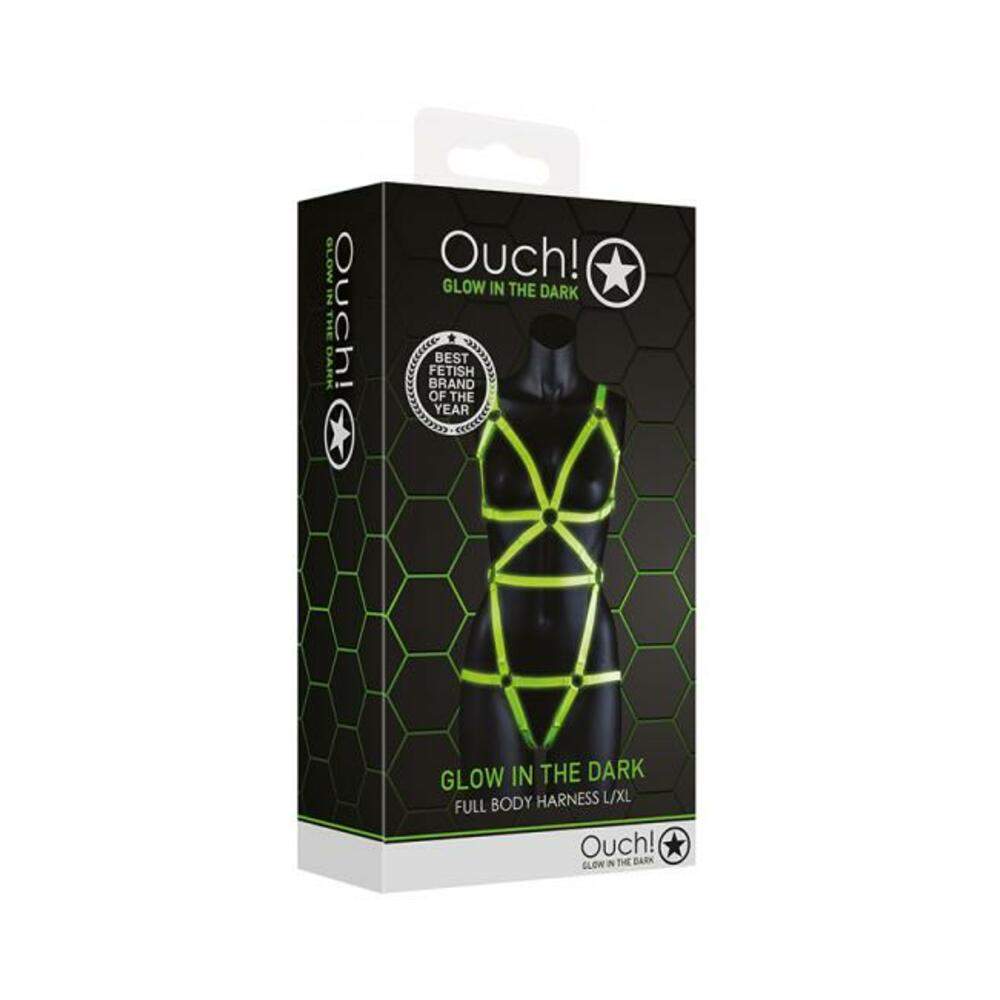 Ouch Full Body Harness S/m Gitd