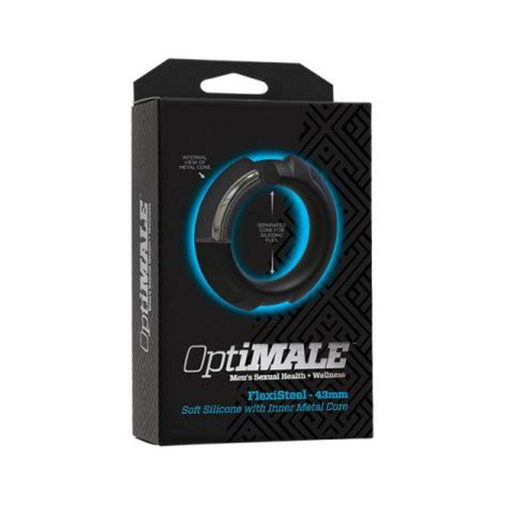 Optimale Flexisteel Cockring 43mm Black