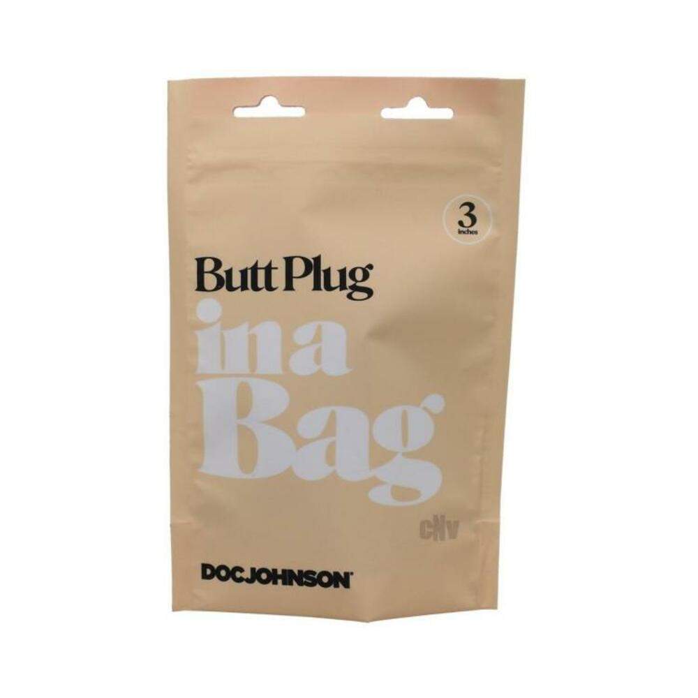 In A Bag Anal Plug 3in Black