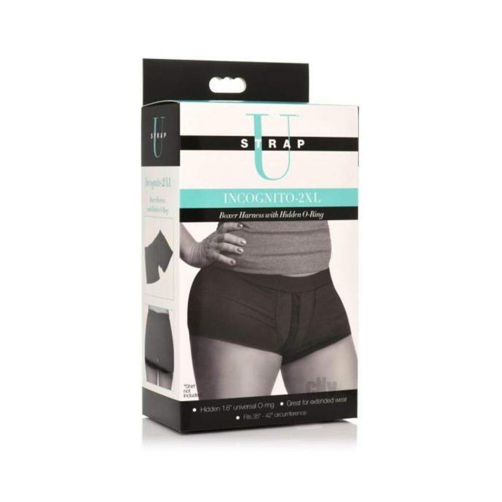 Strap U Incognito Boxer Harness 2xl Blk