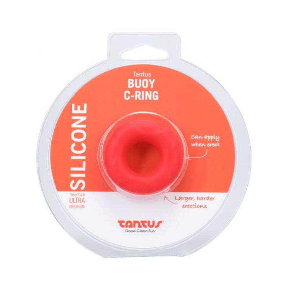 Tantus Buoy C-ring - Small - Crimson