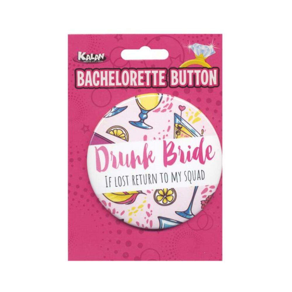 Bachelorette Button Drunk Bride