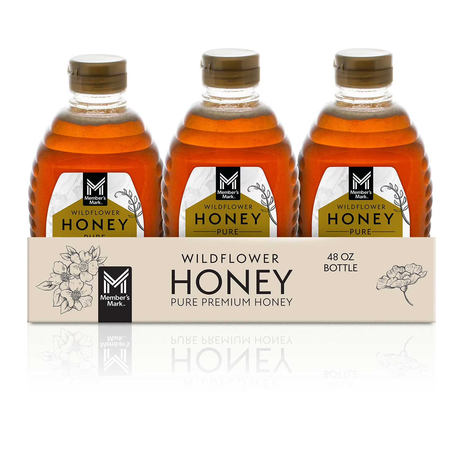 Member’s Mark Wildflower Pure Premium Honey, 48 oz. thumbnail 4