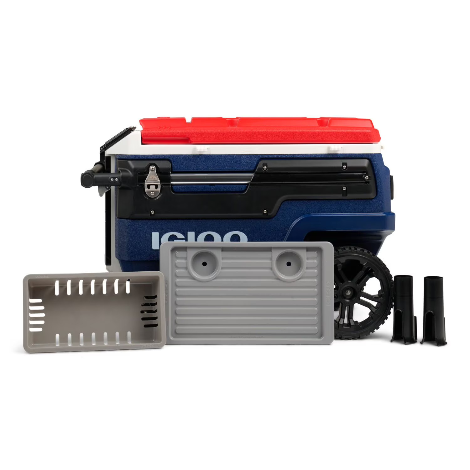 Igloo 70 QT Trailmate Journey Rolling Cooler, Americana thumbnail 7