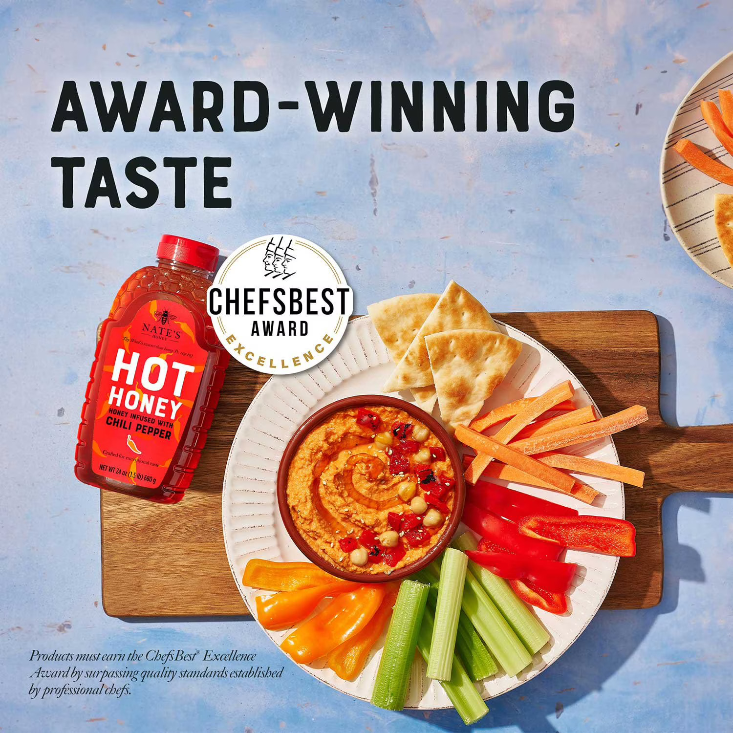 Nate's Honey 100% Pure Hot Honey with Habanero Chili Peppers, 24 oz. thumbnail 5