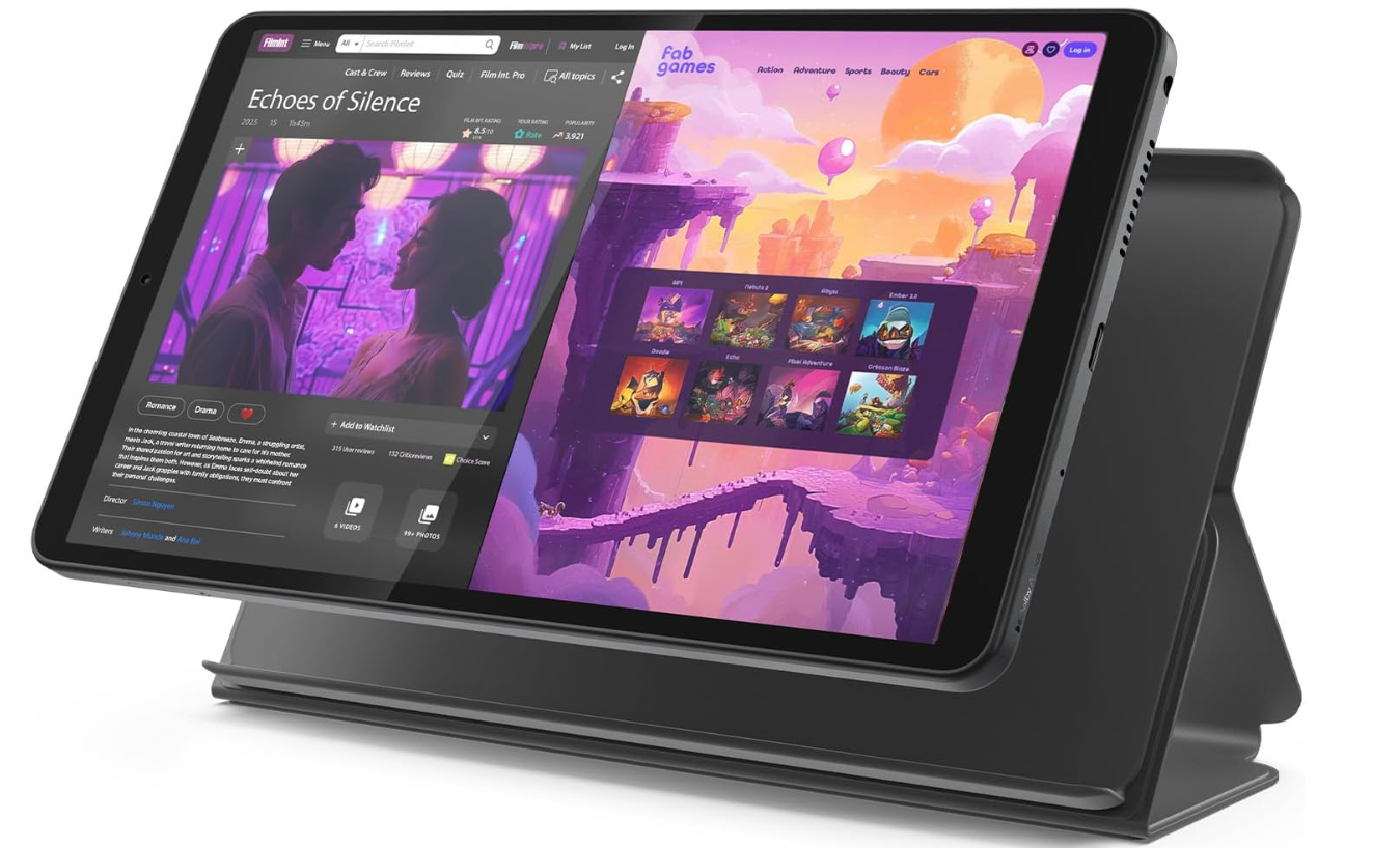 Lenovo Tab One - Lightweight Tablet - up to 12.5 Hours of YouTube Streaming - 8.7"