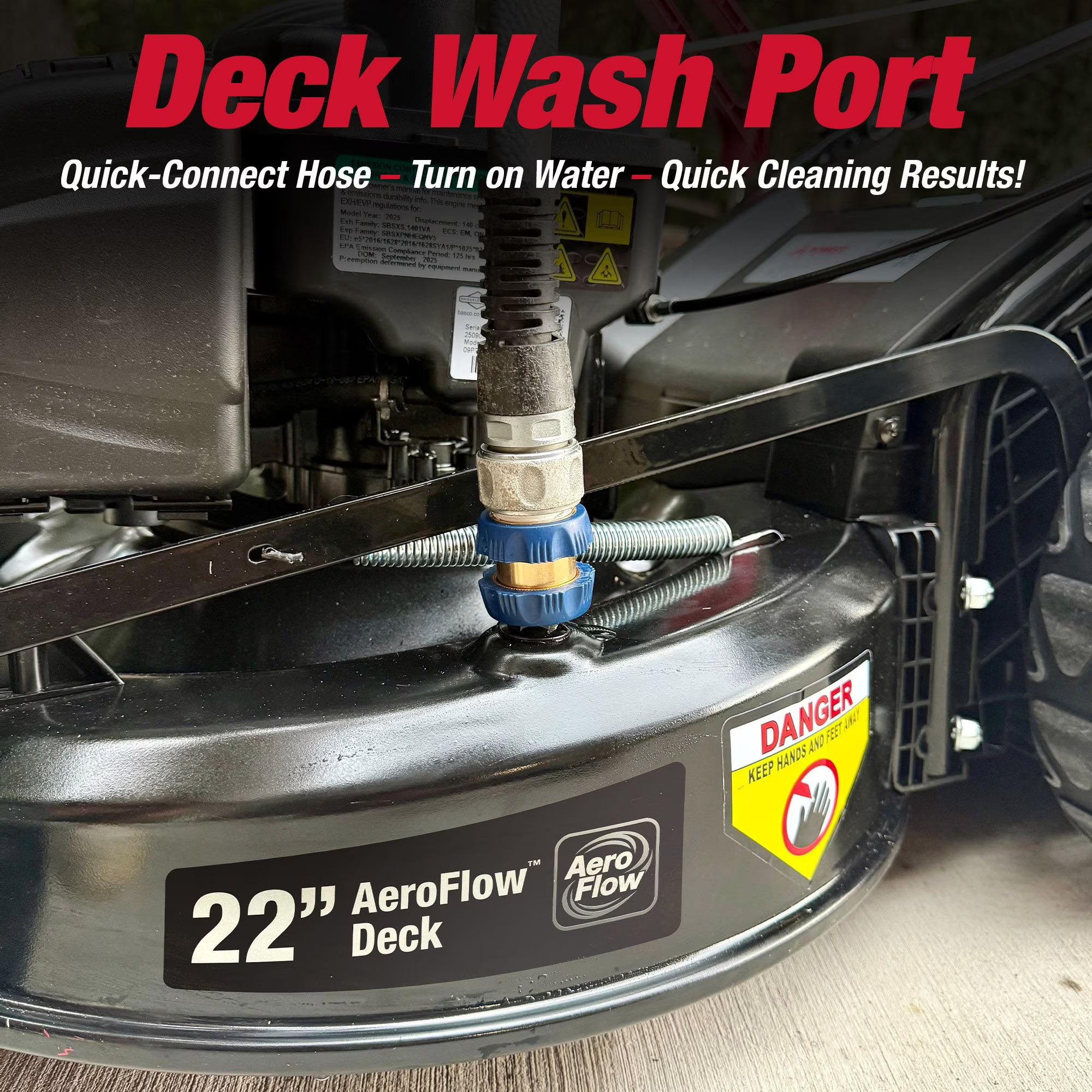 AiPower 21" Self-Propelled RWD Walk Behind Mower with Aero Flow™ Deck thumbnail 5