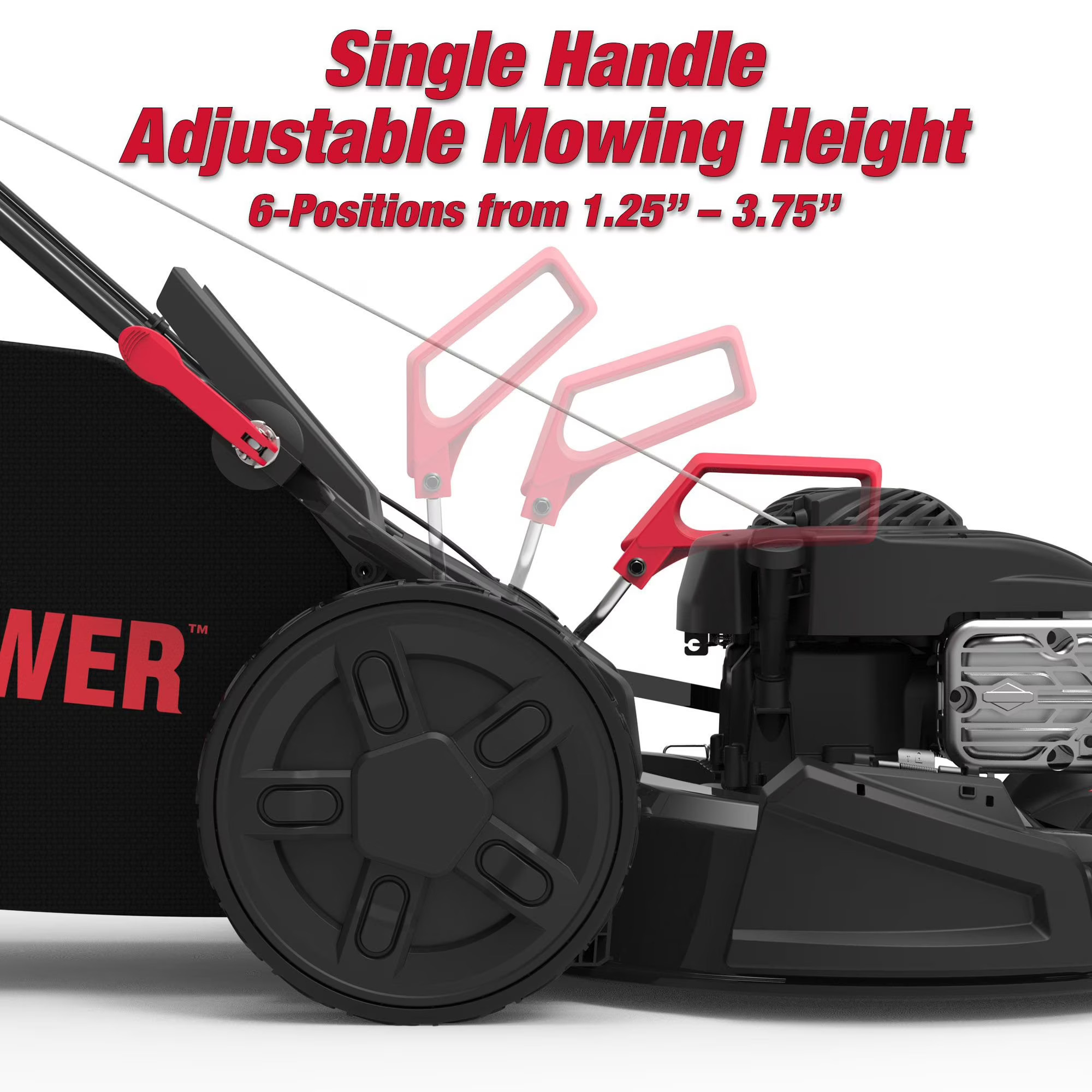 AiPower 21" Self-Propelled RWD Walk Behind Mower with Aero Flow™ Deck thumbnail 6