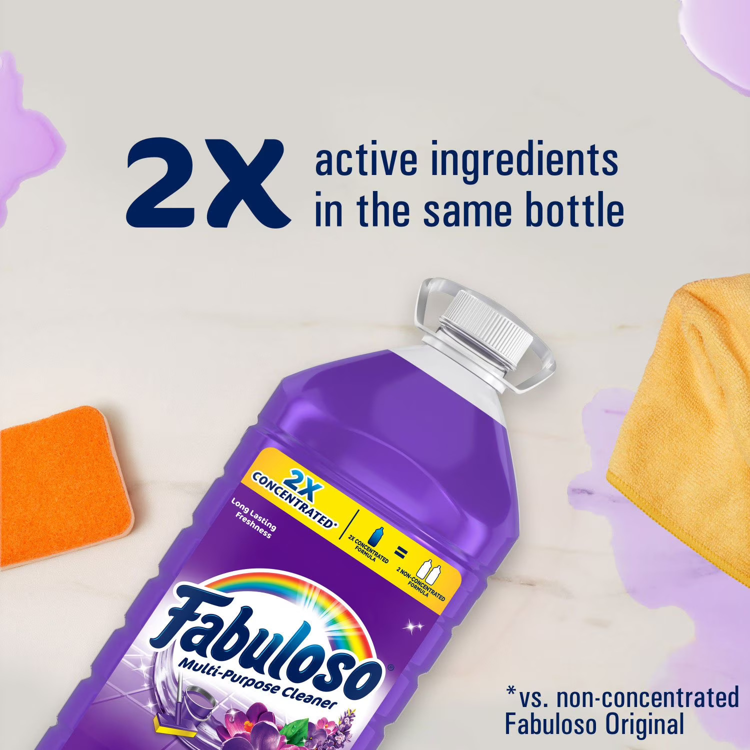 Fabuloso 2X Concentrated Multi-Purpose Cleaner, Lavender 210 fl. oz. s