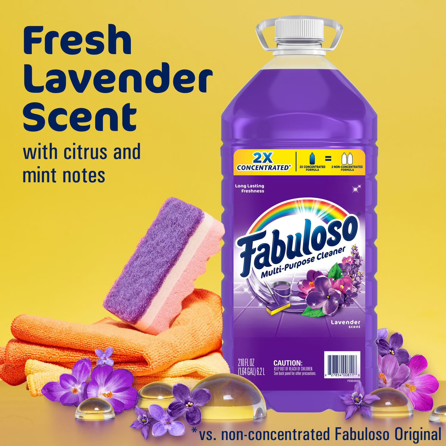 Fabuloso 2X Concentrated Multi-Purpose Cleaner, Lavender 210 fl. oz. s thumbnail 3