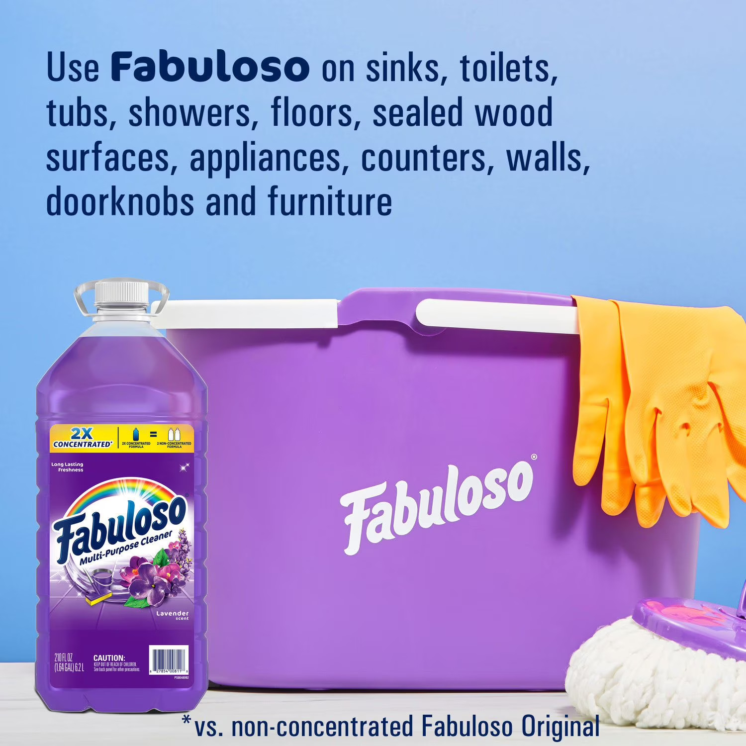 Fabuloso 2X Concentrated Multi-Purpose Cleaner, Lavender 210 fl. oz. s thumbnail 5